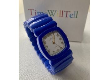 New In Box - Retro Bakelite Style Watch By 'Time Will Tell' -Style C