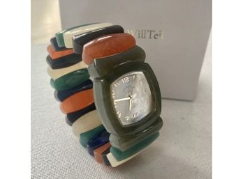 New In Box - Retro Bakelite Style Watch By 'Time Will Tell' -Style M