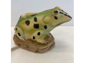 Vintage Ceramic Frog Night Light