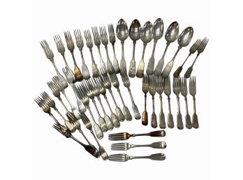 Antique Silver Plate Forks & Spoons