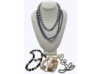 The Pearl And Pearlesque Jewelry Lot
