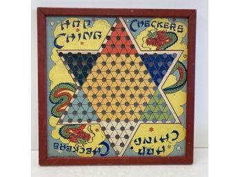 Antique Chinese Checkers Board