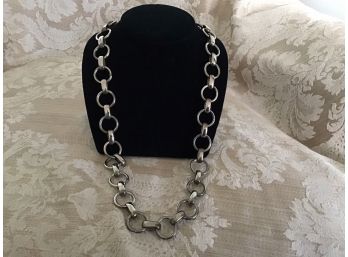 Silvered Ann Taylor Necklace - Lot #25