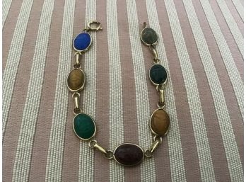 Vintage 1950's Gold Filled Scarab Bracelet
