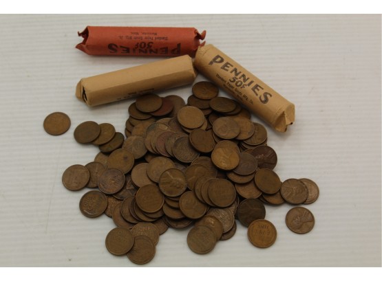 6 Rolls Of Wheat Pennies Dh
