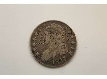 1827 Capped Bust Half Dollar Dh