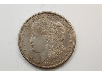 1921 S Silver Morgan Dollar Dh