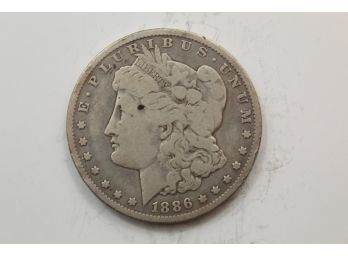 1886 O Silver Morgan Dollar Dh