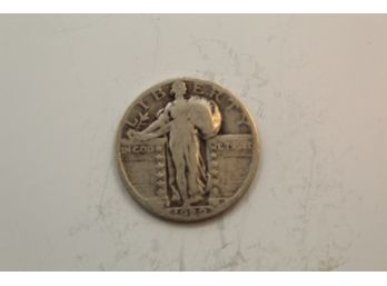 1929 S Standing Liberty Silver Quarter Dh