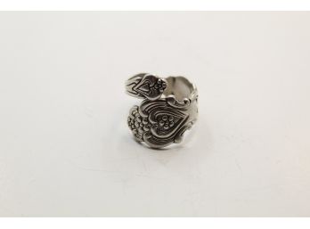 Vintage Sterling Silver Spoon Ring Size 6 Sc