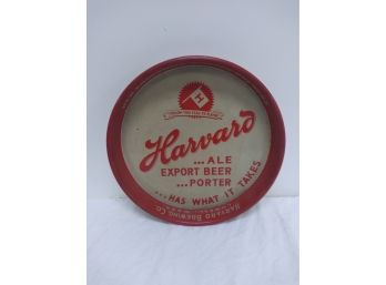 Harvard Ale . . . Export Beer . . . Porter Has What It Takes Beer Tray Lowell Massachusetts