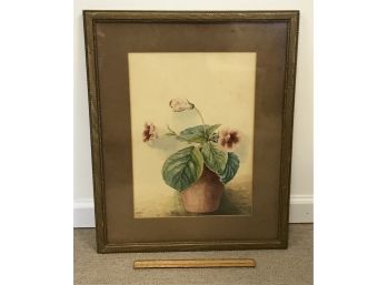 Antique 1800s Floral Still Life Painting