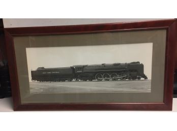 Vintage Train Photograph Of  New York Central Engine