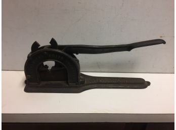 Antique Cast Iron 1875 The Champion Knife Improved Tobacco Cutter