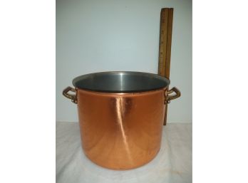 Large Copper Cook Pot Portugal
