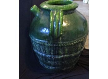 Green Pottery Jug