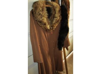 Vintage Coat With Furs