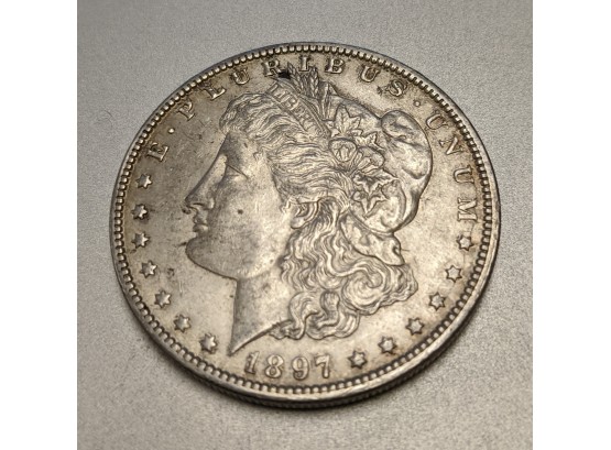 1897  Morgan Silver Dollar Coin