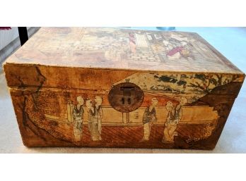 Vintage Hand Painted Chinese Box