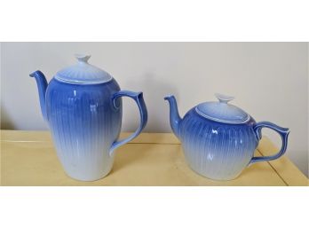 Gorgeous Vintage Porcelain Coffee And Tea Pots From Denmark