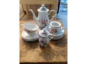 Mixed Lot Of Pink Floral And White Antique China