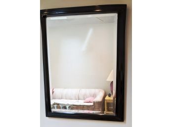 Mirror In Black Lacquer Frame