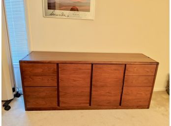 Beautiful Heavy And Sturdy Credenza With Two Spacious File Cabinets With Lock And Key