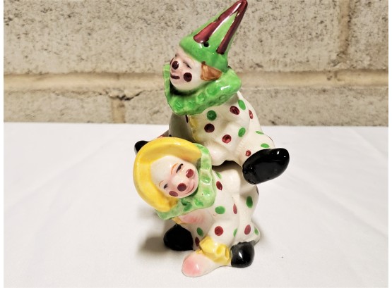 Vintage Clowns Salt And Pepper Shakers