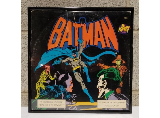 Vintage Batman Framed Record Album
