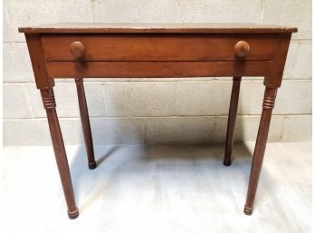 Small Antique One Drawer Hall Writing Desk