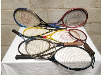 Assortment Of Racquetball &Tennis Rackets