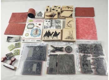 Stampin' Up!  Wood Mounted Rubber Stamps Most Are NEW