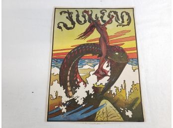 Antique 1897 Jugend Magazine Art Page