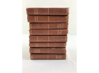 Antique Assortment 1912 The Works Of Robert Louis Stevenson Eight Hardcover Books