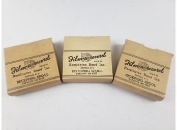 Vintage Remington Rand Film A Record Receiving Spools - New