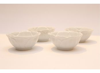Set Of Four Pier One Porcelain Bowls