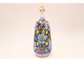 Handcrafted Italian Vase By Santo Stefano Camastra