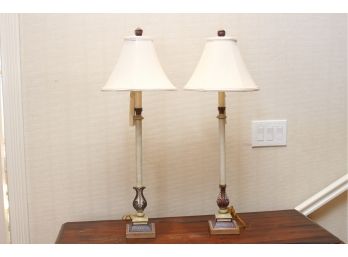 A Pair Of Table Top Lamps