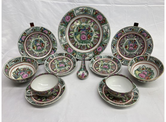 A.C.F. Japanese Porcelain Ware Dinner Set - Decorated In Hong Kong
