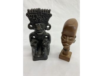 Two African Carved Sculptures