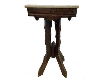Square Marble Top End Table