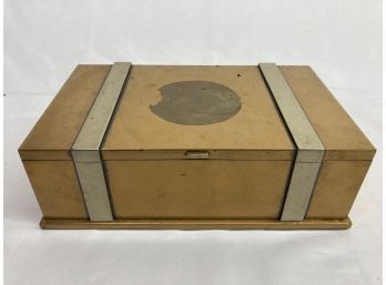 Genuine Silver Crest Bronze Box