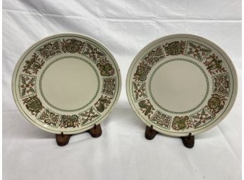 Two 'Provincial Green Plates - Taylorstone