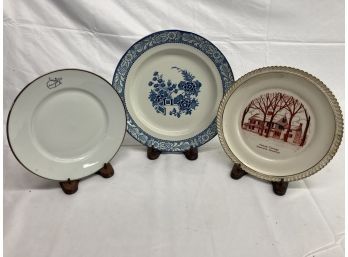 Lot Of 3 Mixed Plates