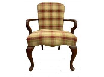 Plaid Chair Wood