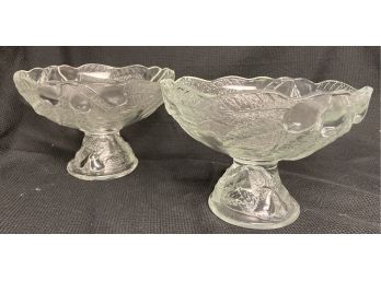 Matching Glass Bowls With Steam