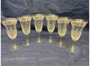 Beautiful Etched Glasses