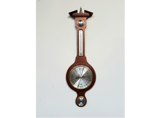 28' 70s Solid  Walnut Weather Station
