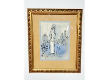 1960 Marc Chagal 'Esther' Limited Lithograph