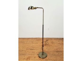 50s-60s Mid Century Adjustable Brass Floor Lamp